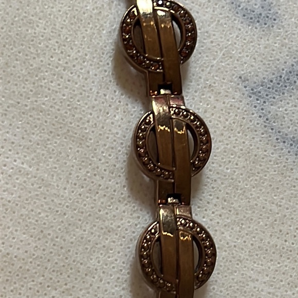 Copper Tone Studded Circle and - Picture 5 of 9